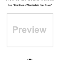 Now Is the Gentle Season