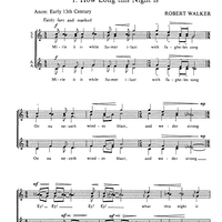 3 Early English Lyrics - Score