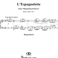 Harpsichord Pieces, Book 1, Suite 3, No. 9: L'Espagnolette