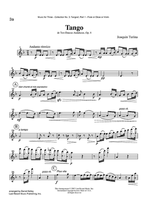 Tango - de Tres Danzas Andaluzas, Op. 8 - Part 1 Flute, Oboe or Violin