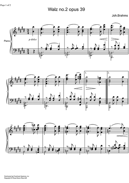 Waltz Op.39 No. 2