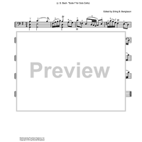 Suite No. 1 G Major BWV 1007 - Cello