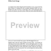 Notes and Contents - Bonus Material