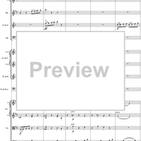 Suite No. 1 in D minor (d-moll). Movement VI, Gavotte - Full Score