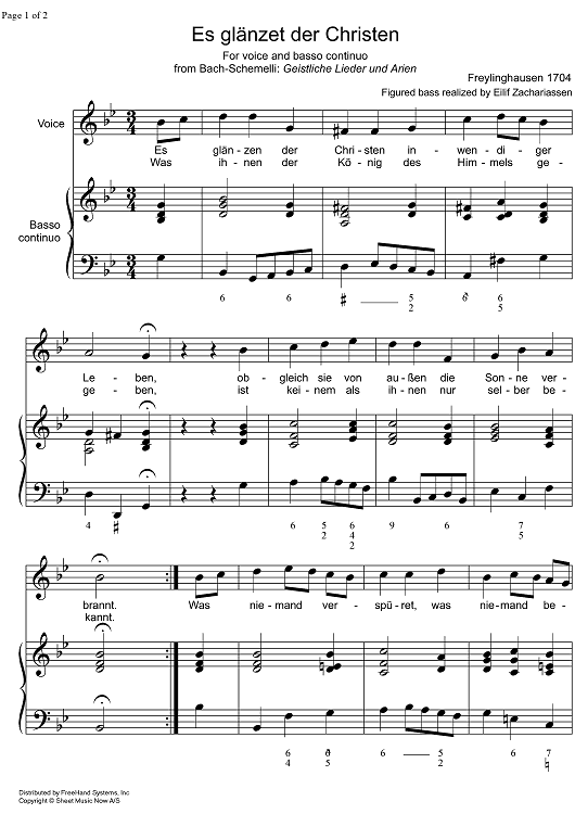 Es glänzet der Christen