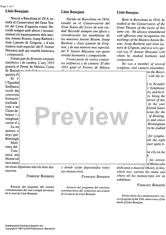 String quartet No. 3 - Preface