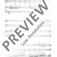 Three Low-voiced Songs - Score and Parts