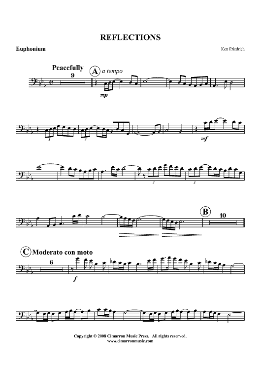 Reflections - Euphonium BC/TC