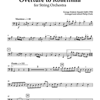 Overture to Rodelinda - Bass