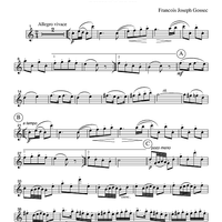Tambourin - Part 1 Flute, Oboe or Violin