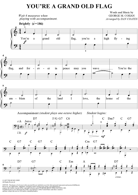 You're a Grand Old Flag