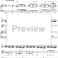 "Erschütt're dich nur nicht, verzagte Seele", Aria, No. 3 from Cantata No. 99: "Was Gott tut, das ist wohlgetan" - Piano Score