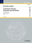 Lachrimae Pavans, Galiards and Almands - Performing Score
