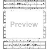 Chamber Suite in D Major for Cello Quartet or Choir - Score