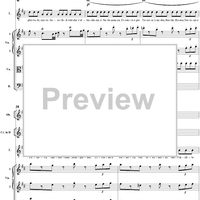 "Clarice cara mia sposa", aria, K256 - Full Score