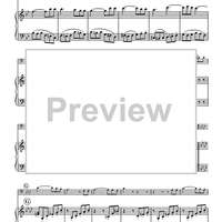 Allegro Agitato - from Violin Sonata in F Minor - Piano Score