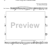 This Joyful Eastertide - Bass Trombone