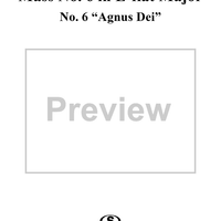 Mass No. 6 in E-flat Major, D950: No. 6, Agnus Dei