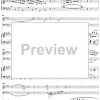 Piano Trio No. 4 in E Major K542 - Piano Score