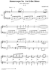 Humoresque No. 1 in E-flat Minor - from "Humoresques" - Op. 101 - B187
