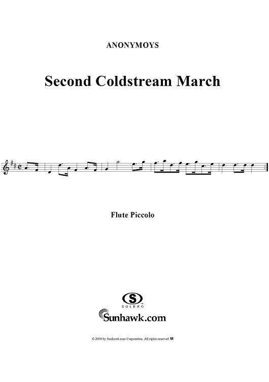 Second Coldstream March