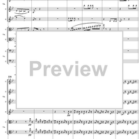 String Octet, Op. 20, Movement 3 - Score