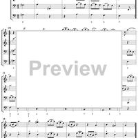 Quartet No. 5 in A minor - Score