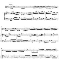 Sonata No. 2 in D Major, Movement 4 - Piano Score