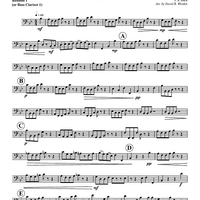 Aria - Duet from Cantata No. 78 - Bassoon 1 or Bass Clarinet 1