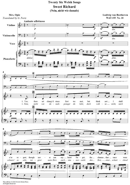 Sweet Richard - from 26 Welsh Songs