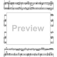 Sonata in E Major BWV 1035 - Piano Score
