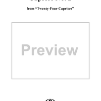Caprice No. 2 from "Twenty-Four Caprices"