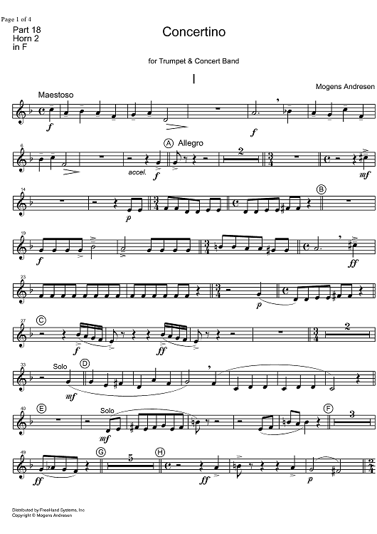 Concertino - Horn in F 2