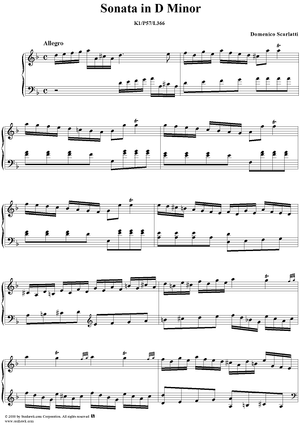 Sonata in D minor (K1)