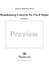 Brandenburg Concerto No. 5: Affettuoso - Score