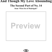 And Though My Love Abounding