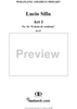 Recitative and Aria: Il desio di vendetta, No. 5 from "Lucio Silla", Act 1 - Full Score