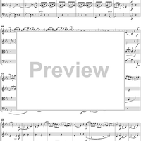 String Quartet No. 10 in E-flat Major, Op. posth. 125, No. 1 - Score