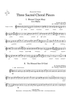Three Sacred Choral Pieces - Trumpet 1 in Bb