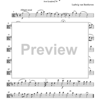 Ode to Joy - from Symphony #9 - Part 2 Viola