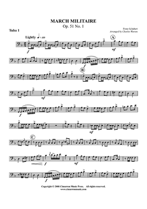 March Militaire Op. 51 No. 1 - Tuba 1