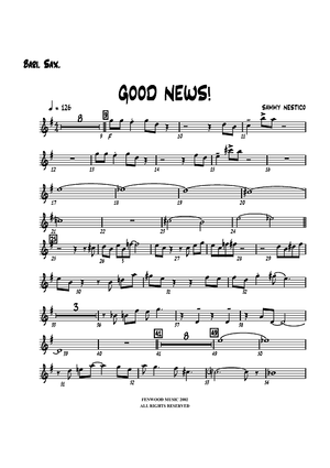 Good News! - Baritone Sax