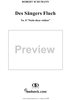 "Nicht diese wilden", No. 8 from "Des Sängers Fluch", Op. 139