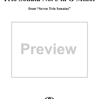 Trio Sonata no. 5 in G minor - op. 5/5  (HWV400)