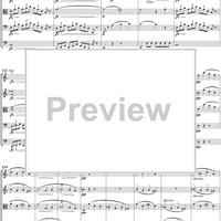 Quintet in C Major, Movement 4 - Score