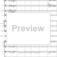 Suite No. 1 in D minor (d-moll). Movement VI, Gavotte - Full Score