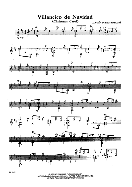 Villancico de Navidad (Christmas Carol)