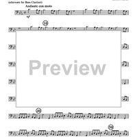 Canon in C Minor - Bass Clarinet (opt. Bassoon)