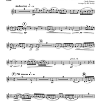 Andantino - From the 3rd movement of "String Quartet No. 1, Op. 10" - Oboe