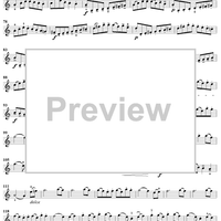 Violin Duet No. 6 in C Major from "Twelve Easy Duets", Op. 10 - Violin 1